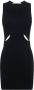 Dion Lee Gelaagde mini-jurk Zwart - Thumbnail 1