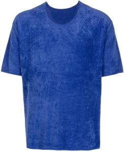 Dion Lee Geribbeld T-shirt Blauw