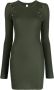 Dion Lee Geribbelde jurk Groen - Thumbnail 1