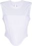 Dion Lee Geribbelde korset top Paars - Thumbnail 1
