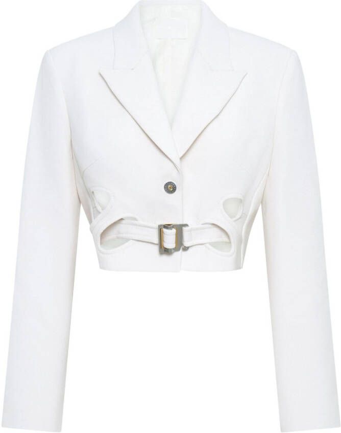 Dion Lee Blazer met ceintuur Wit