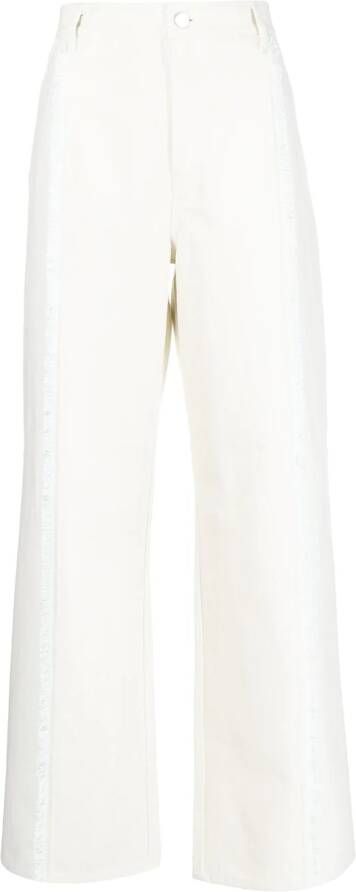 Dion Lee Jeans met wijde pijpen Bruin