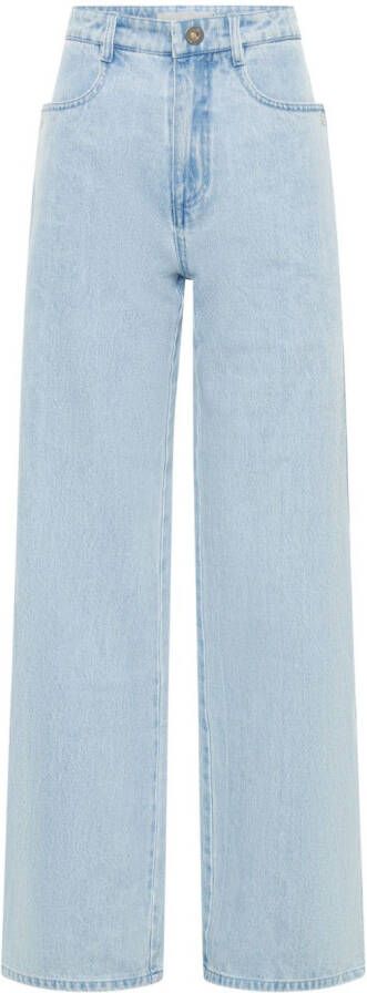 Dion Lee Jeans met logopatch Blauw