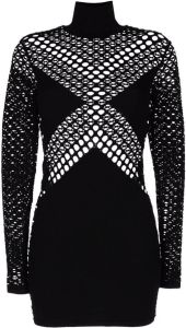 Dion Lee Mini-jurk met lange mouwen Zwart