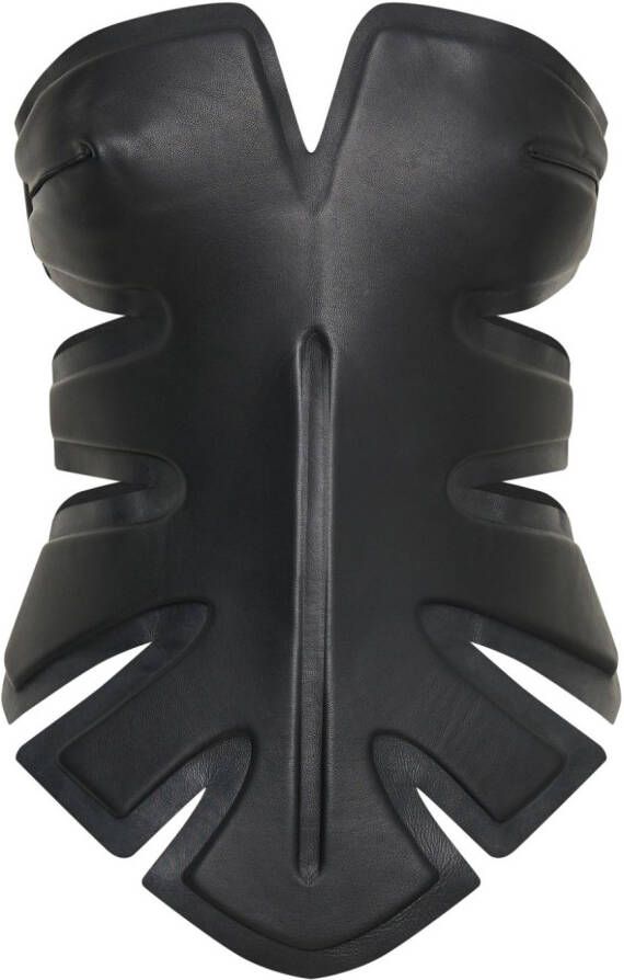 Dion Lee Gewatteerde top Zwart