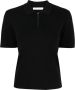 Dion Lee Polotop met korte mouwen Zwart - Thumbnail 1