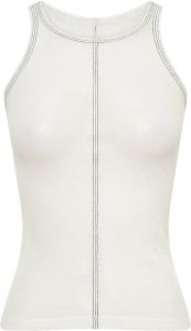 Dion Lee round-neck sleeveless tank top IVORY
