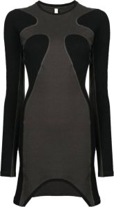 Dion Lee Semi-doorzichtige mini-jurk Zwart