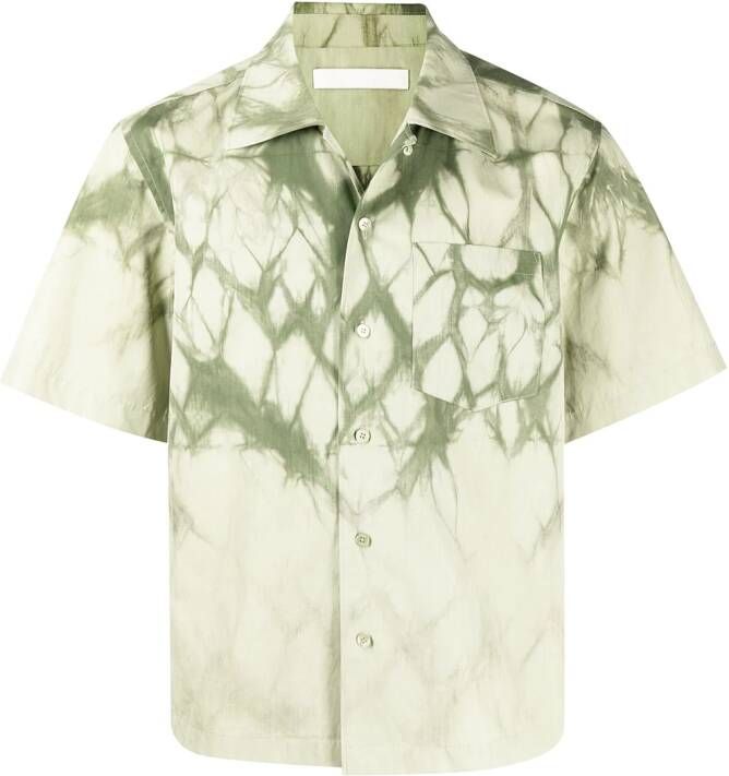 Dion Lee Shirt met korte mouwen Groen