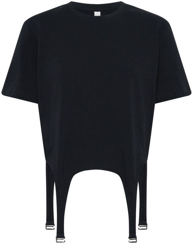 Dion Lee T-shirt met ronde hals Zwart