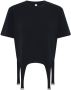 Dion Lee T-shirt met ronde hals Zwart - Thumbnail 1