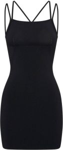 Dion Lee Mini-jurk met spaghettibandjes BLACK