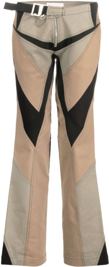 Dion Lee Straight broek Beige