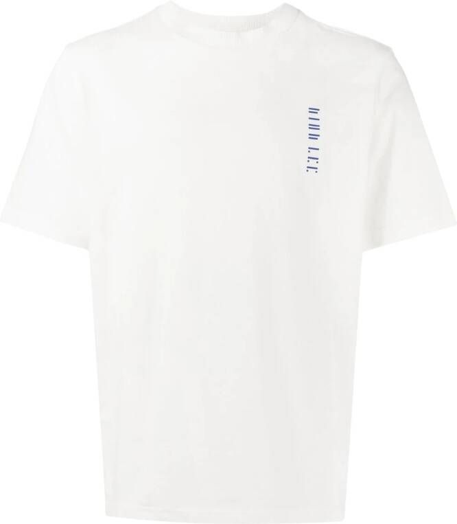 Dion Lee T-shirt met print Wit