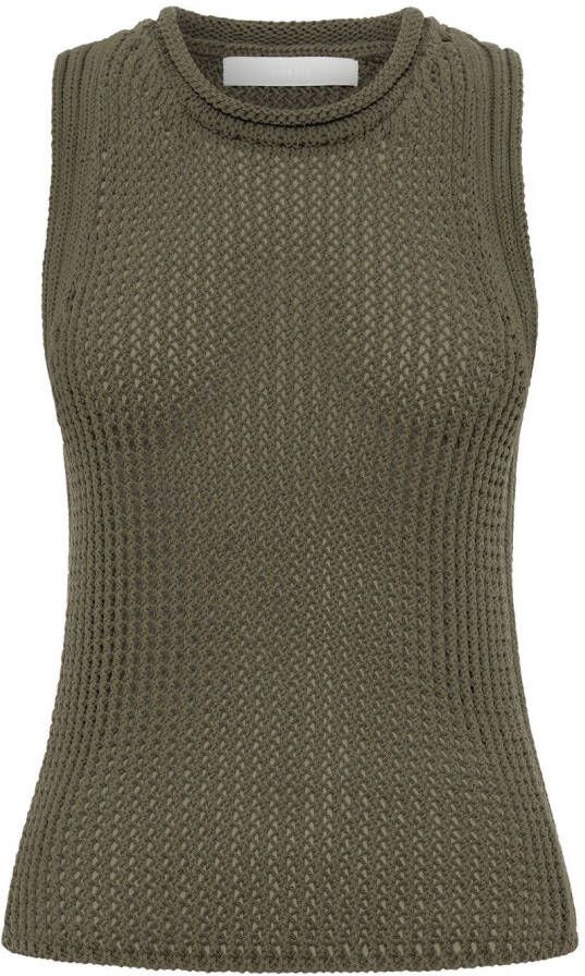 Dion Lee Tanktop met mesh Groen