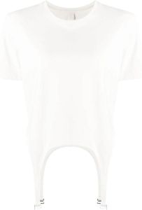 Dion Lee Uitgesneden T-shirt Wit