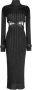 Dion Lee x Braid reflecterende jurk Zwart - Thumbnail 1