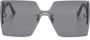 Dior Eyewear Club M5U zonnebril met oversized montuur Zwart - Thumbnail 1