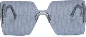 Dior Eyewear Club M5U zonnebril met oversized montuur Zwart