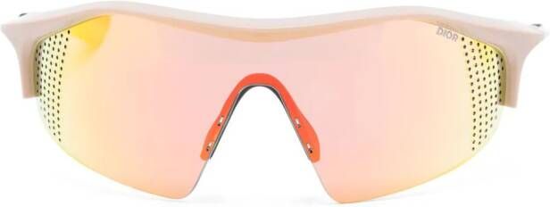 Dior Eyewear xplorer zonnebril met masker montuur Beige
