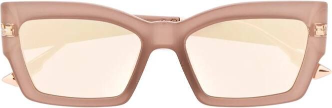 Dior Eyewear Zonnebril met kattenoog montuur Roze