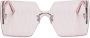 Dior Eyewear Zonnebril met transparante montuur Roze - Thumbnail 1