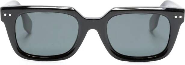 District Vision Belem 001 zonnebril met vierkant montuur Zwart
