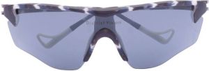 District Vision Junya Racer rectangle-frame sunglasses Grijs