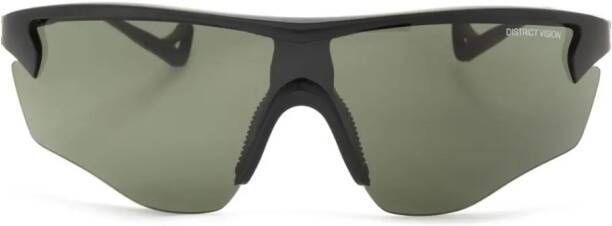 District Vision Junya Racer zonnebril met shield montuur Zwart