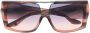 Dita Eyewear Abrux zonnebril met vierkant montuur Bruin - Thumbnail 1