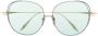Dita Eyewear Zonnebril met oversized rond montuur Goud - Thumbnail 1