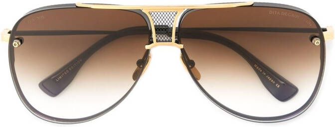 Dita Eyewear 'Decade Two' sunglasses Zwart
