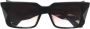 Dita Eyewear Dydalus zonnebril met vierkant montuur Zwart - Thumbnail 1