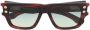 Dita Eyewear Emitter-One zonnebril met vierkant montuur Rood - Thumbnail 1