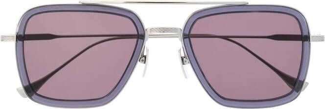 Dita Eyewear Flight zonnebril met piloten montuur Zilver