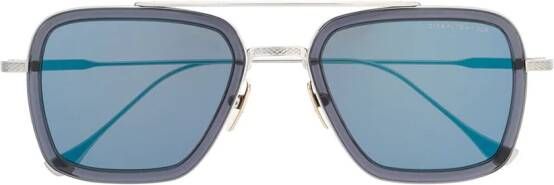 Dita Eyewear Flight zonnebril met vierkant montuur Zilver