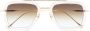 Dita Eyewear Flight.006 zonnebril met vierkant montuur Goud - Thumbnail 1