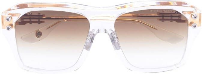 Dita Eyewear Grand-APX zonnebril met vierkant montuur Beige