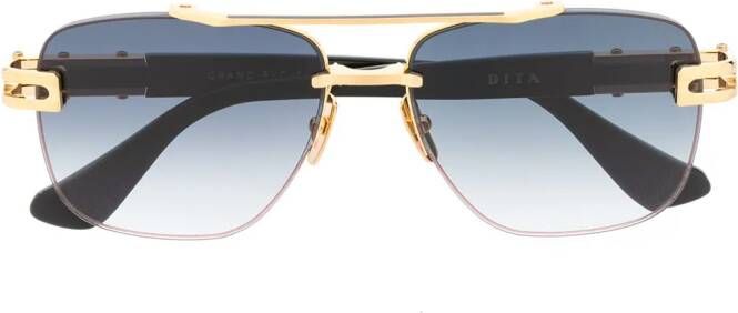 Dita Eyewear Grand-Evo One zonnebril met vierkant montuur Zwart