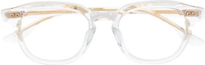 Dita Eyewear Lineus bril met doorzichtig montuur Wit