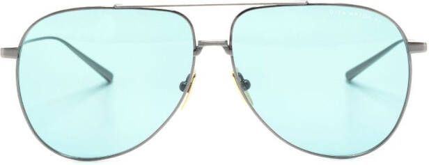 Dita Eyewear Zonnebril met rond montuur Zilver