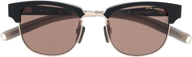 Dita Eyewear LSA-410 zonnebril met vierkant montuur Zwart