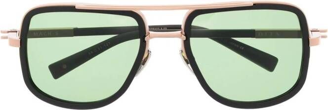 Dita Eyewear Mach-S zonnebril met piloten montuur Zwart
