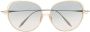 Dita Eyewear Zonnebril met rond montuur Goud - Thumbnail 1