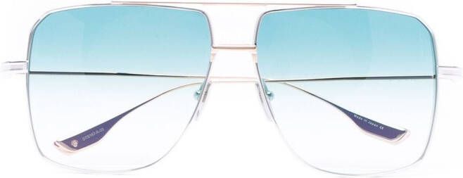 Dita Eyewear Zonnebril met oversized montuur Zilver