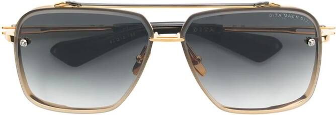 Dita Eyewear Oversized zonnebril Goud