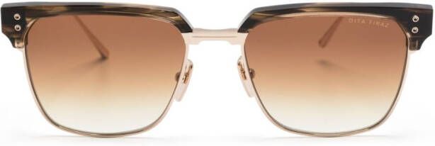 Dita Eyewear Zonnebril met kleurverloop Goud