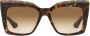 Dita Eyewear Telemaker zonnebril met vierkant montuur Groen - Thumbnail 1