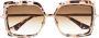 Dita Eyewear Zonnebril met vierkant montuur Goud - Thumbnail 1