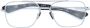Dita Eyewear Flight Seven zonnebril met piloten montuur Metallic - Thumbnail 1